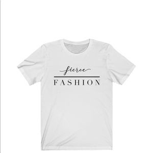 Trending “Fierce over fashion” tee